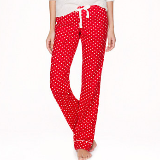 Pajama Pant in Polka-Dot Flannel