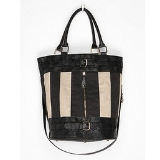 Striped Bucket Bag