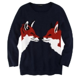 Kissing Fox Sweater