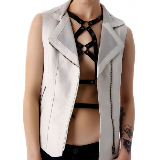 Right to Bare Arms Leather Vest