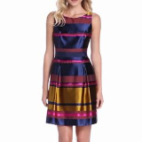 Parlor-Stripe Sabra Dress
