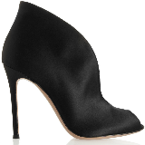 Vamp Satin Ankle Boots