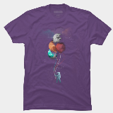 The Spaceman's Trip T-shirt | Purple