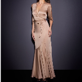 Francis Nude Satin Gown