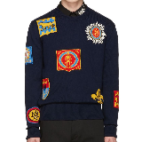 Jacquard Badge Sweater